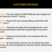 Five-star review graphic for tumbler quality and service
